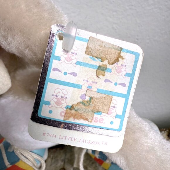 1983 Applause Big Jackson Rapper Bunny Plush Rabbit New With Tags - Picture 2 of 6